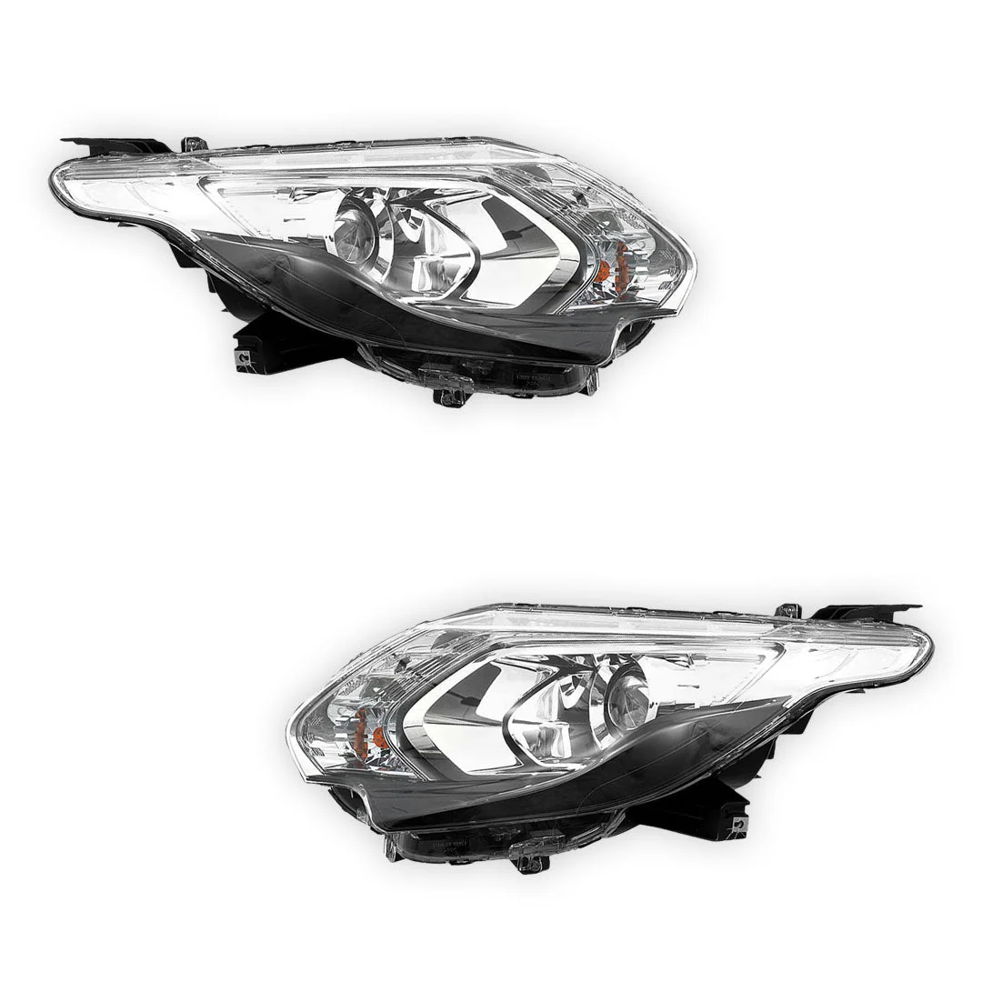 Mitsubishi Triton MQ (2015 - 2018) Genuine Black Headlights LH + RH - Image 2