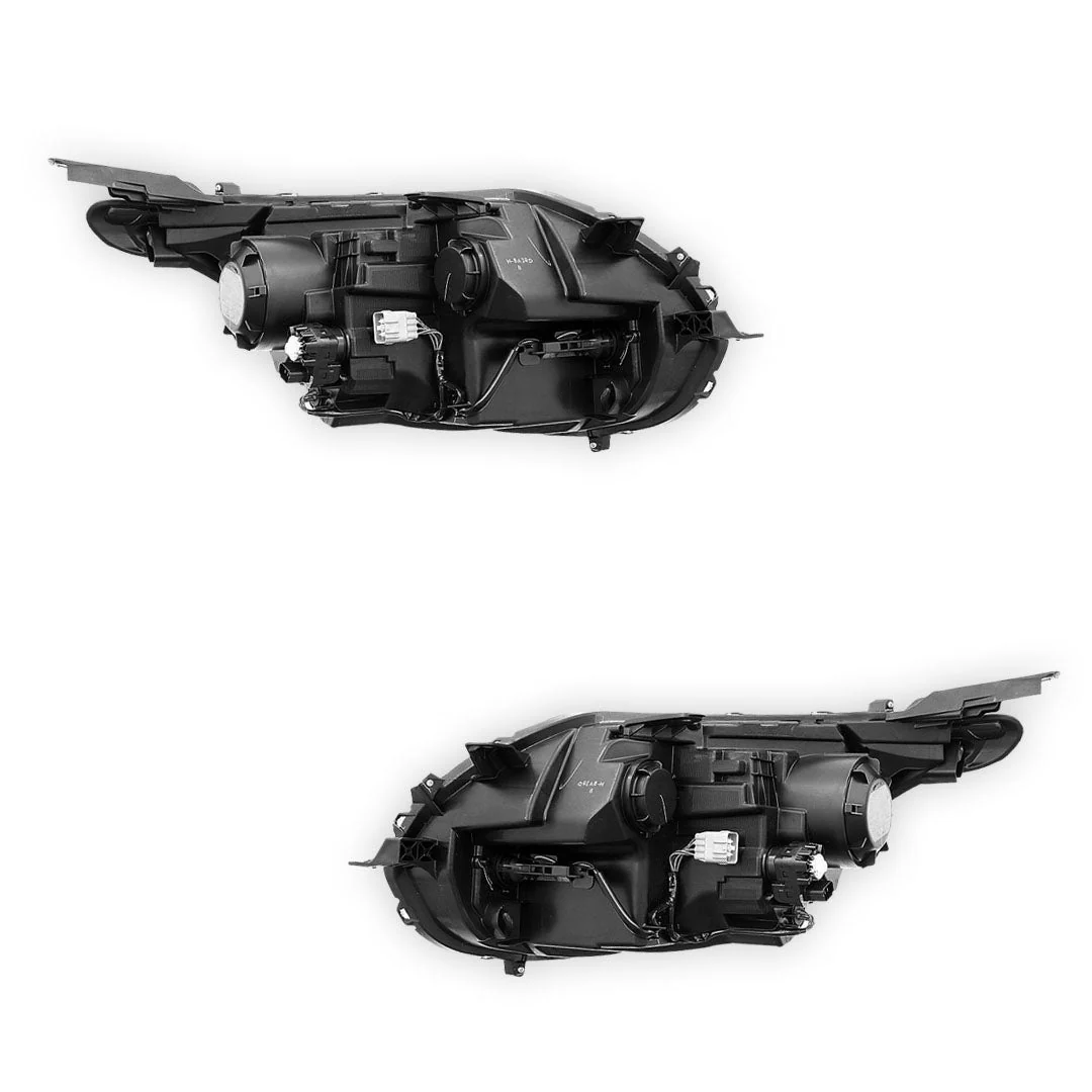 Mitsubishi Triton MQ (2015 - 2018) Genuine Black Headlights LH + RH - Image 3