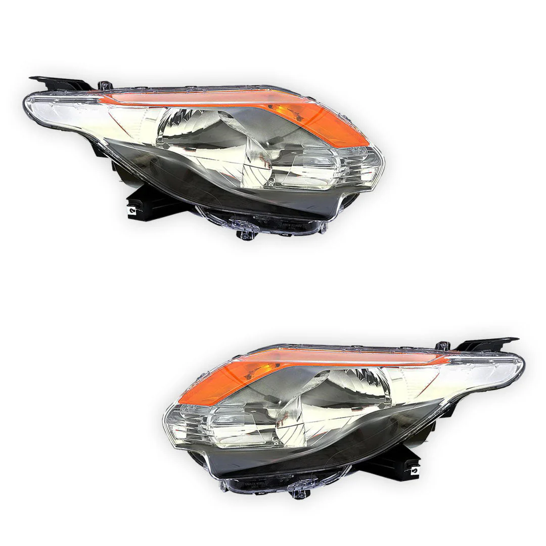 Mitsubishi Triton MQ (2015 - 2018) Genuine Clear / Black Xenon Headlights LH + RH - Image 2