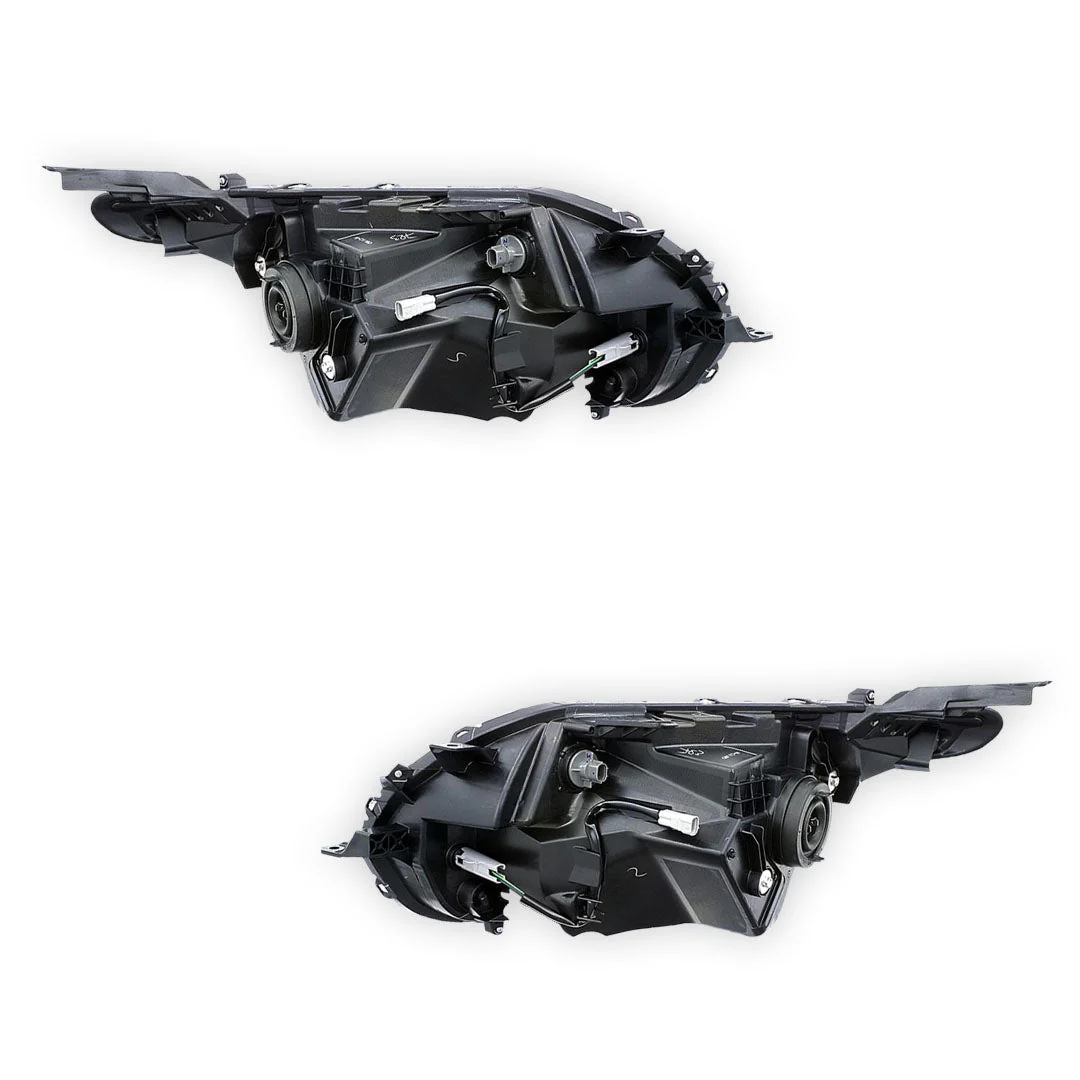 Mitsubishi Triton MQ (2015 - 2018) Genuine Clear / Black Xenon Headlights LH + RH - Image 3