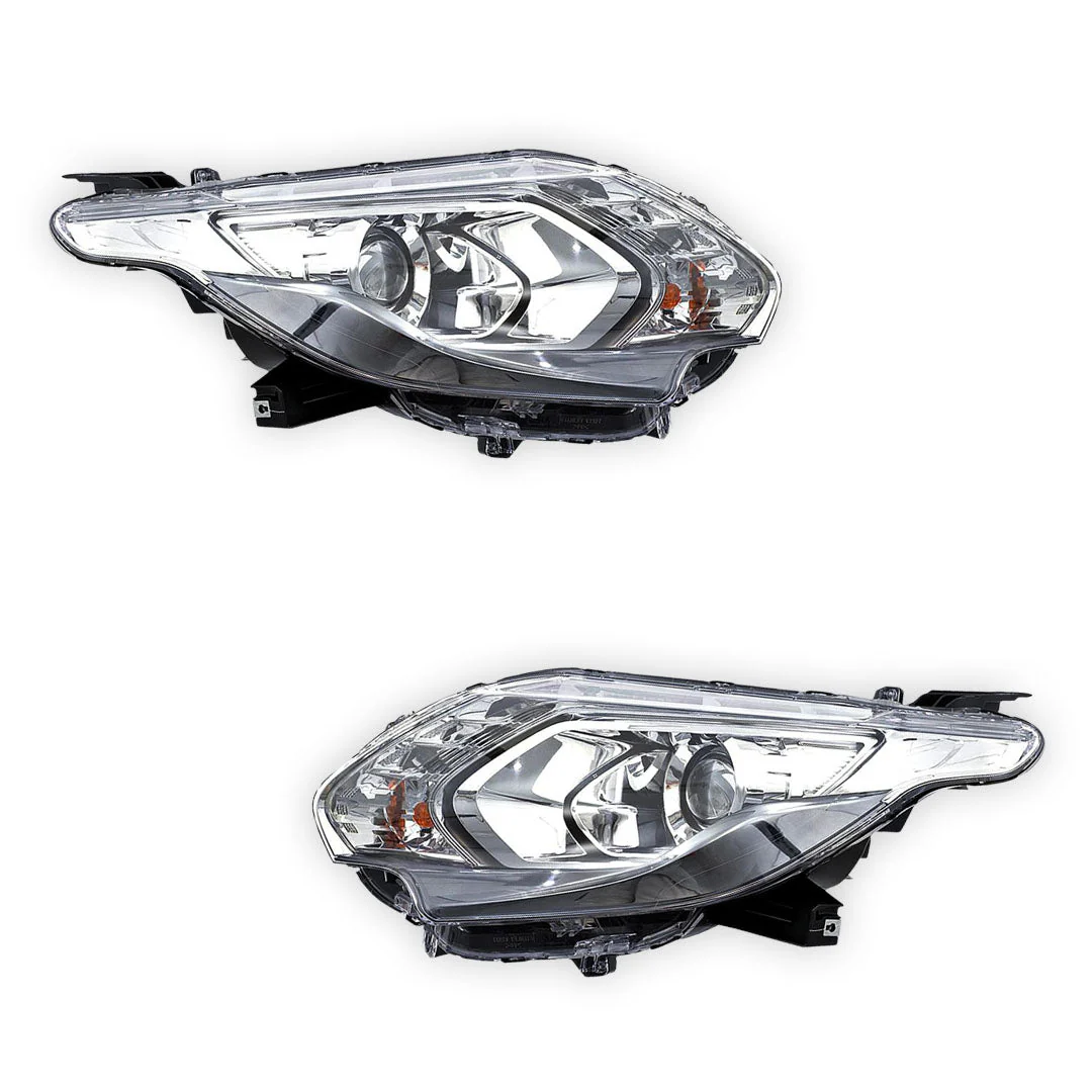 Mitsubishi Triton MQ (2015 - 2018) Genuine Clear / Chrome LED Headlights LH + RH - Image 2