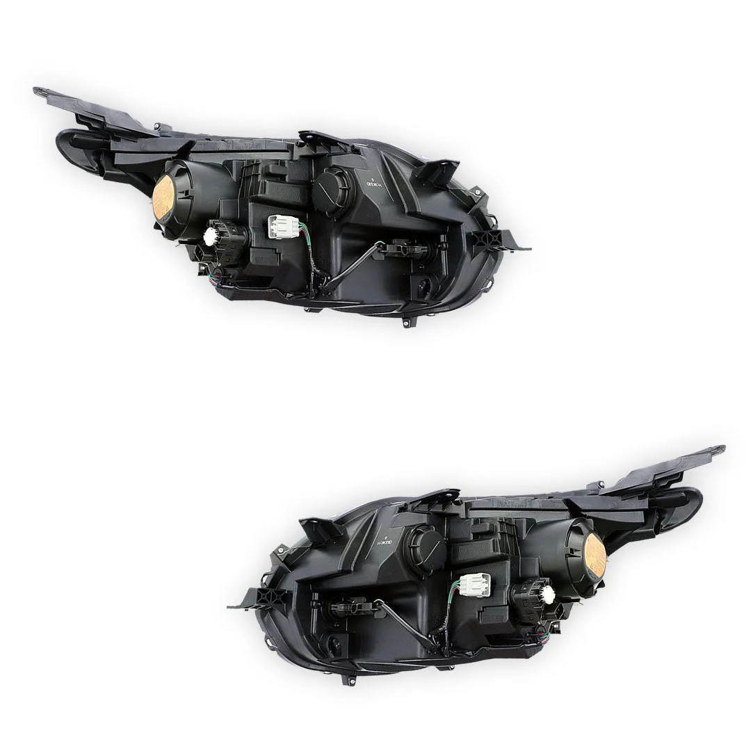 Mitsubishi Triton MQ (2015 - 2018) Genuine Clear / Chrome LED Headlights LH + RH - Image 3