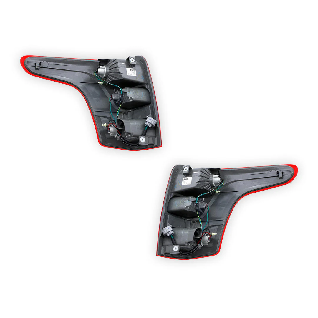 Mitsubishi Triton MQ (2015 - 2018) Genuine Red / Black  Tail Lights LH + RH - Image 3