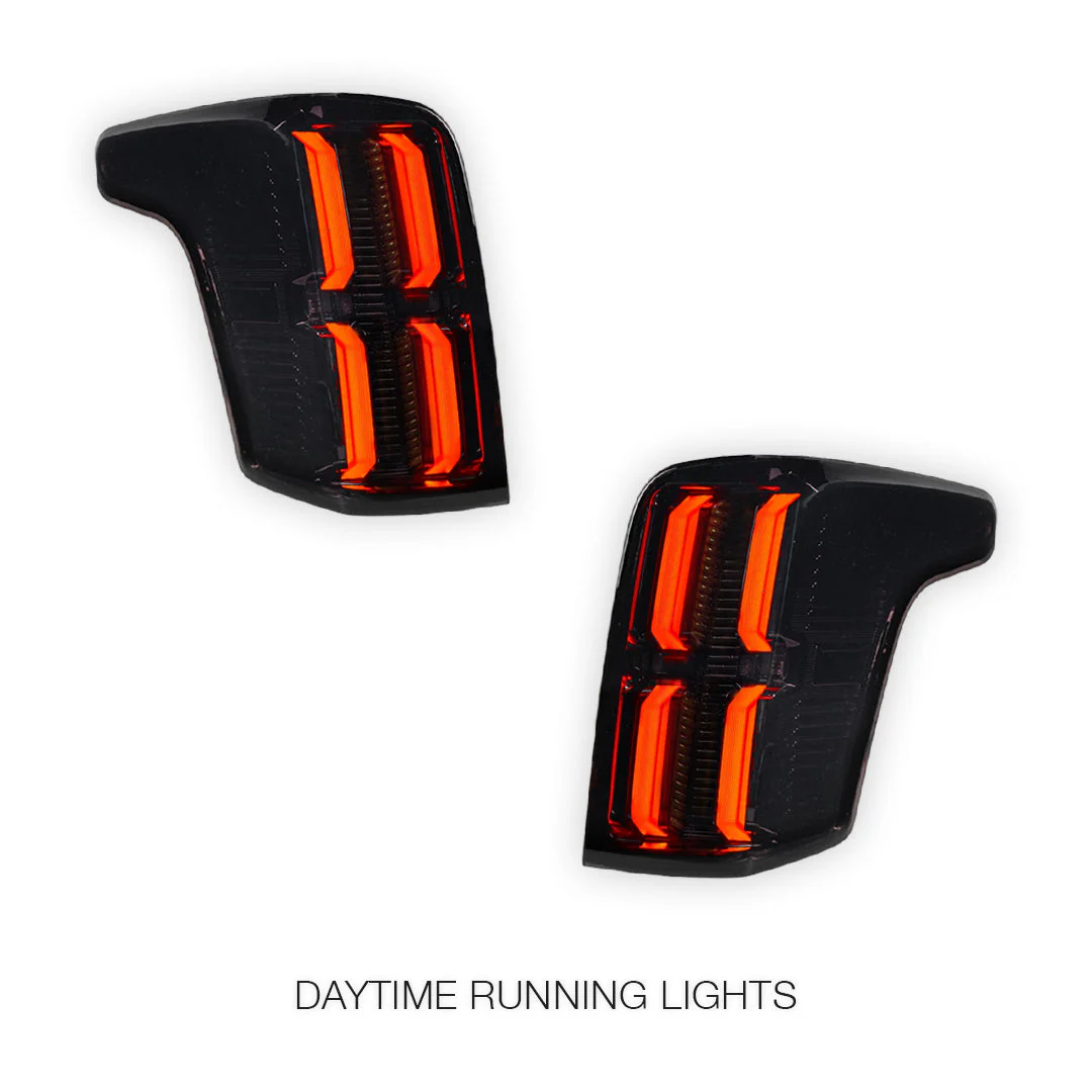 Mitsubishi Triton MQ (2015 - 2018) Smoked Sequential Full LED Tail Lights LH + RH - Image 2