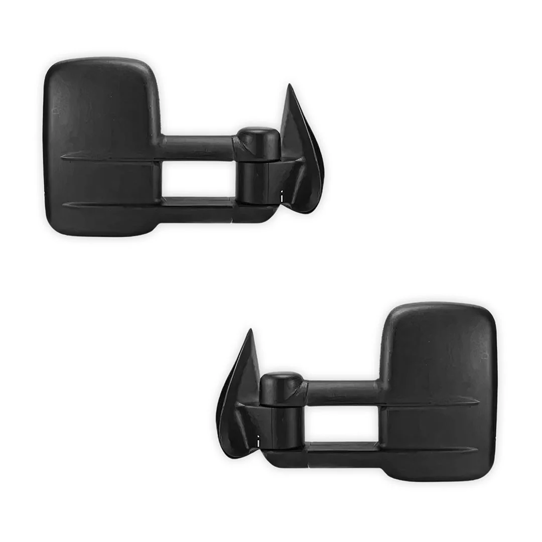 Mitsubishi Triton MQ / MR (2015 - 2024) Black Extendable Towing Side Mirrors - Image 3