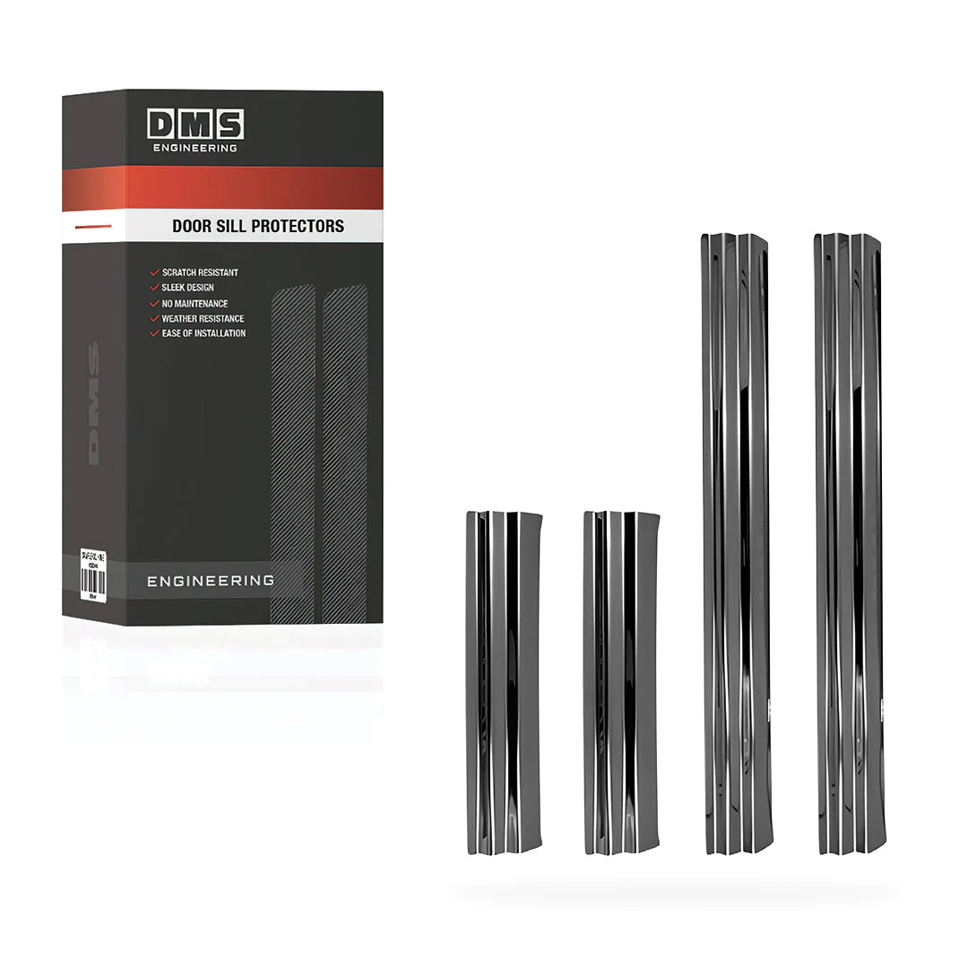 Mitsubishi Triton MQ / MR (2015 - 2024) Door Sill Anti-Scratch Scuff Protectors Complete Set - Image 2