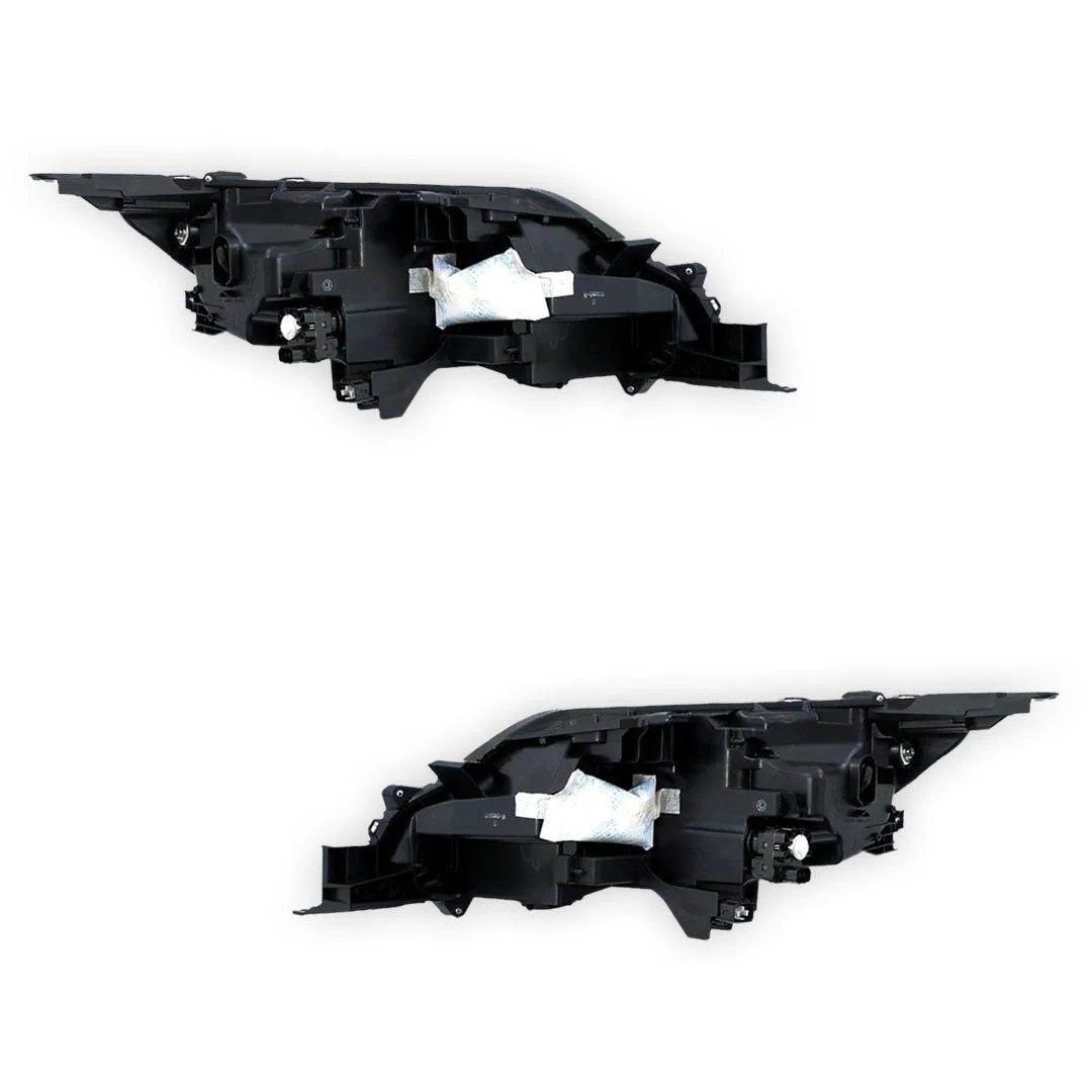 Mitsubishi Triton MR (2018 - 2023) Genuine Black / Clear Inner LED Bar Headlights LH + RH - Image 3