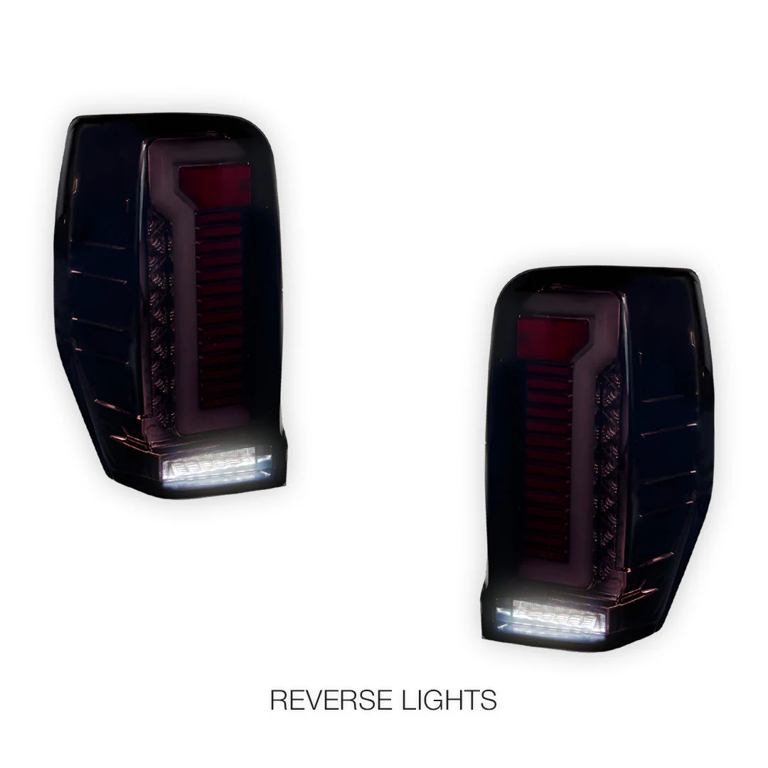 Mitsubishi Triton MR (2018 - 2023) Smoked Sequential 3D Full LED Stripe Bar Tail Lights LH + RH - Image 5