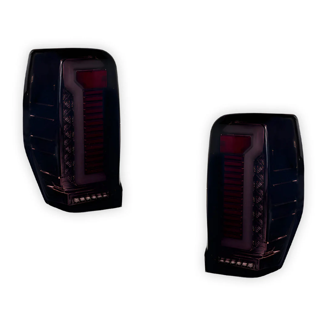 Mitsubishi Triton MR (2018 - 2023) Smoked Sequential 3D Full LED Stripe Bar Tail Lights LH + RH - Image 6