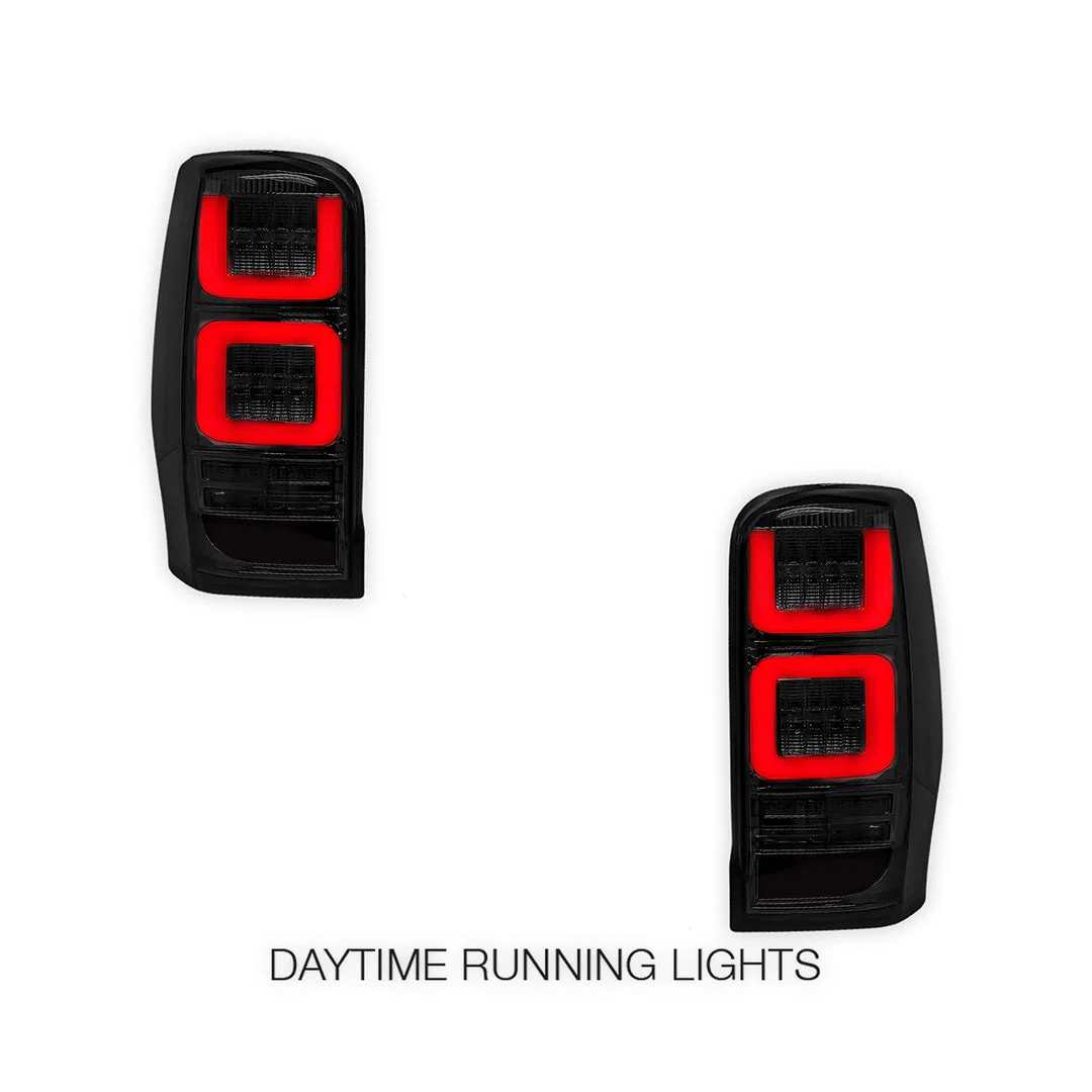 Mitsubishi Triton MR (2019 - 2022) Sequential Smoked Full LED Tail Lights LH + RH - Image 2