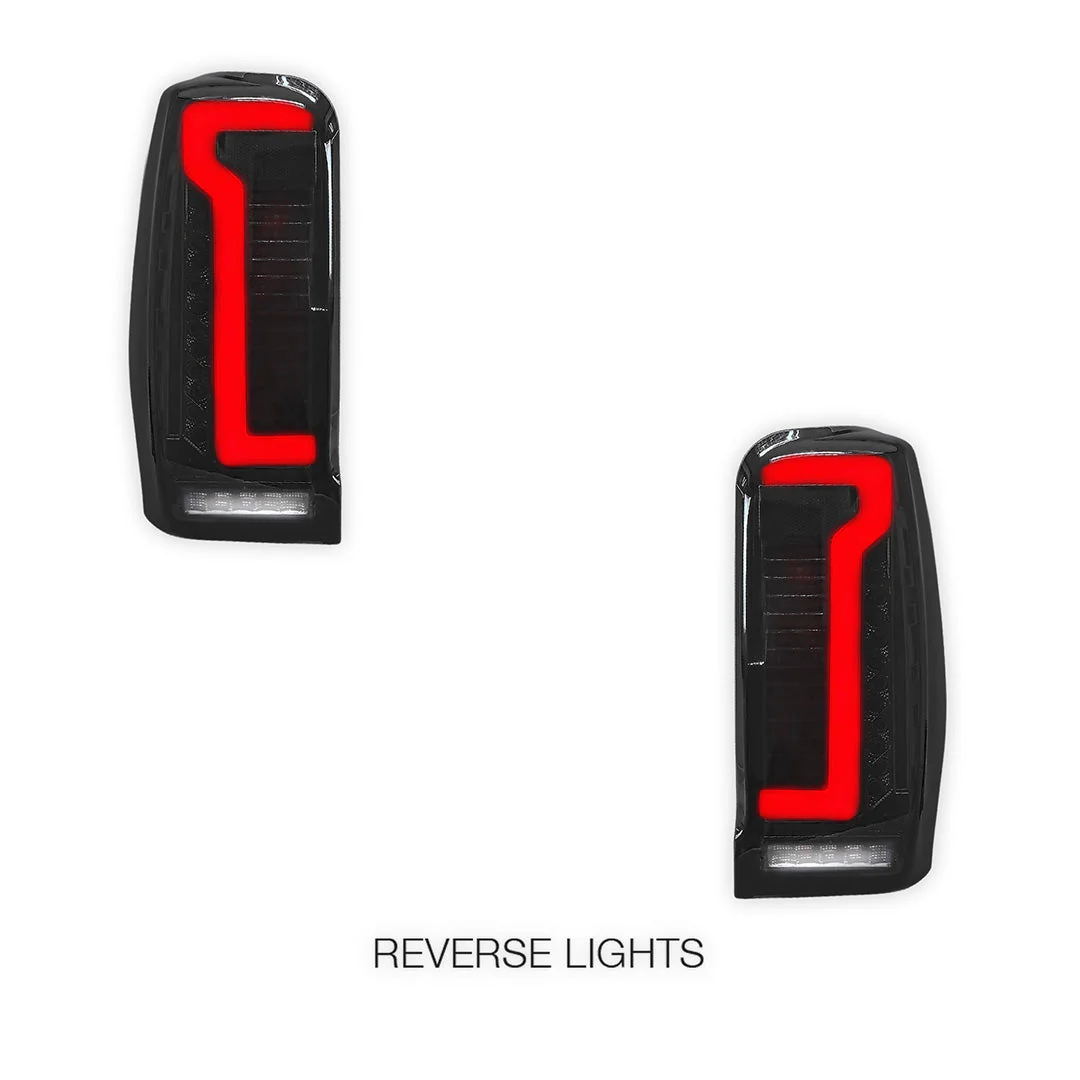 Mitsubishi Triton MR (2019 - 2023) Sequential Smoked Phantom Style Full LED Tail Lights LH + RH - Image 3