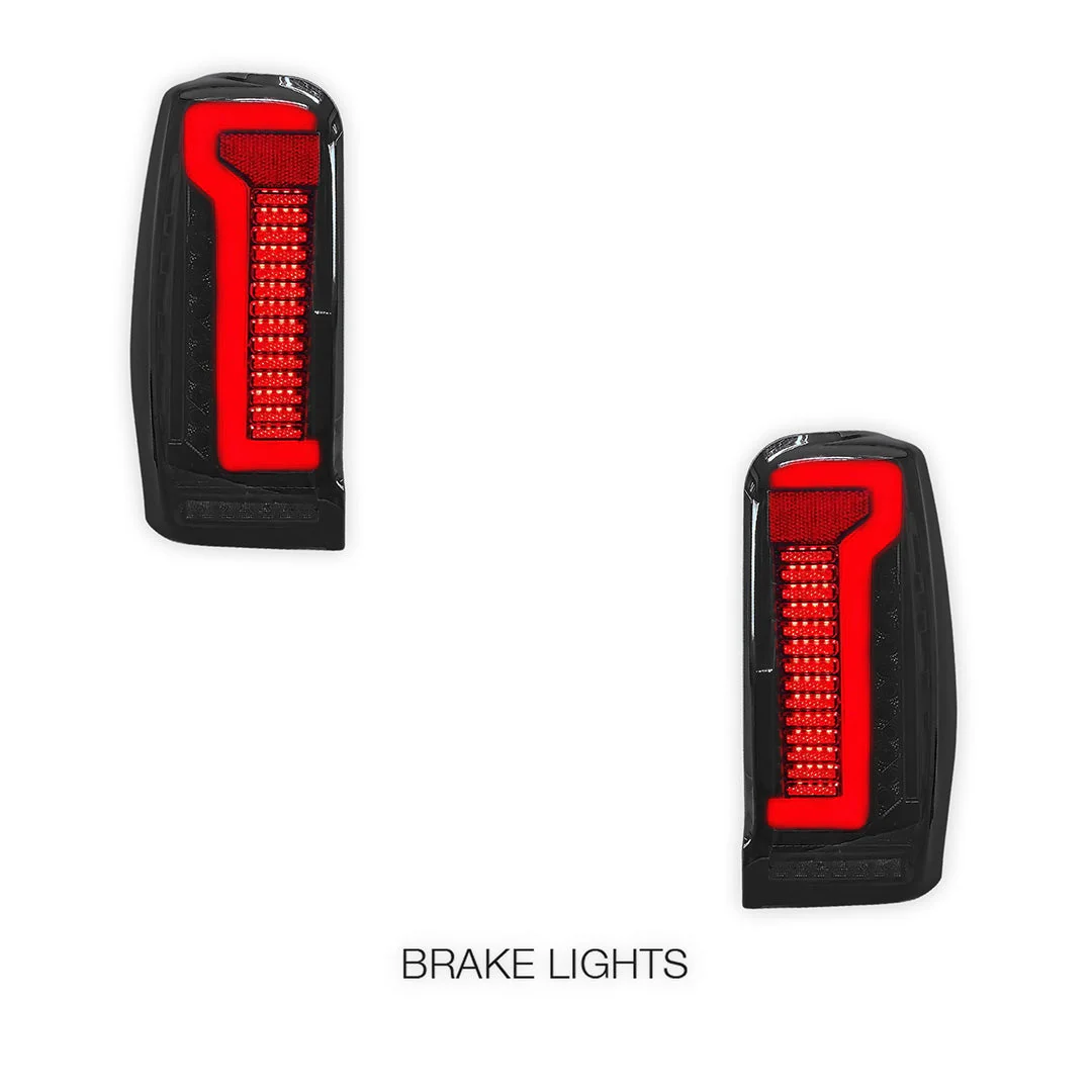Mitsubishi Triton MR (2019 - 2023) Sequential Smoked Phantom Style Full LED Tail Lights LH + RH - Image 4