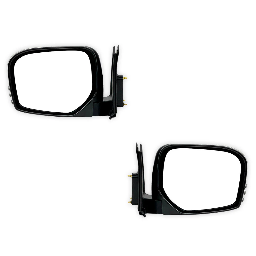 Mitsubishi Triton MN / ML (2006 - 2015) Manual Door Mirrors (Black) - Image 2