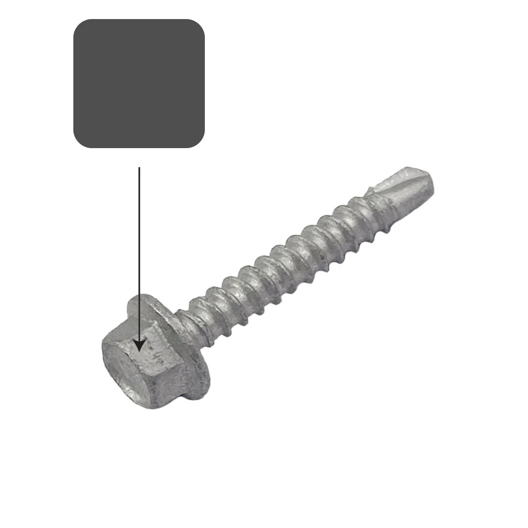 Monument Colorbond 10g-16 x 16mm Hex Head Self Drilling Screw Tek Galvanised - Image 2
