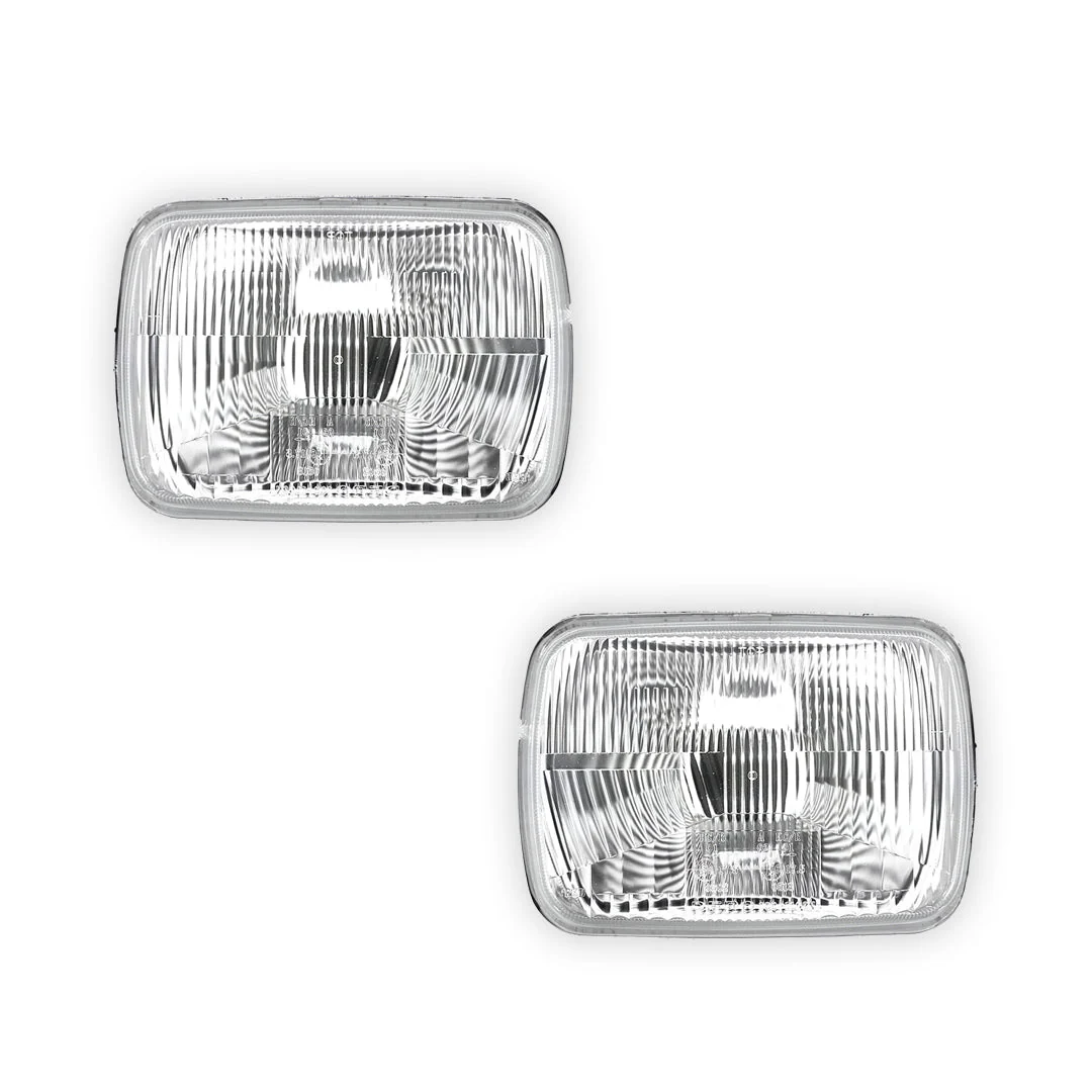 Nissan 180SX S13 Series 1 (1989 - 1990) Chrome OEM Style Headlights LH + RH - Image 2