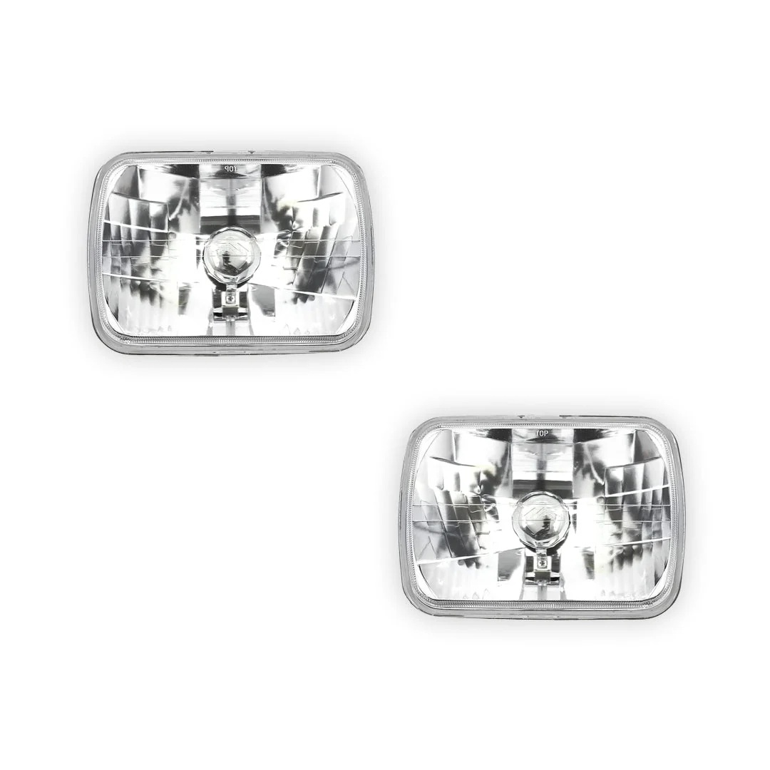 Nissan 180SX S13 Series 2 (1991 - 1994) Halogen OEM Style Headlights LH + RH - Image 2