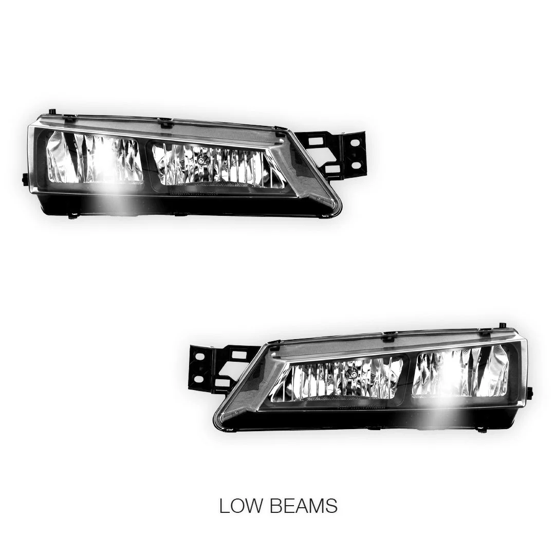 Nissan 200SX S14 (1997 - 1998) JDM Headlights with Smoked Corner LH + RH - Image 2