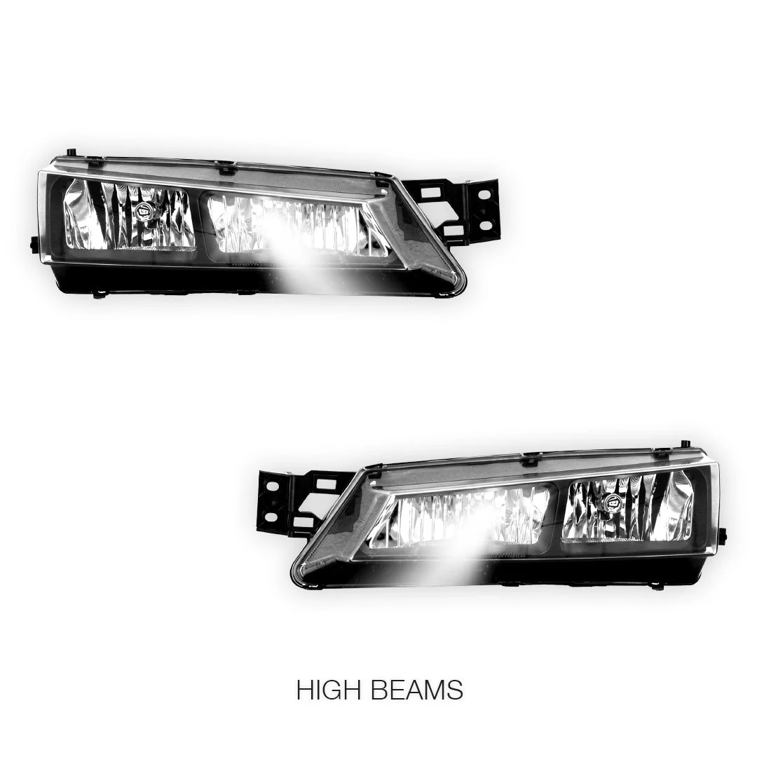 Nissan 200SX S14 (1997 - 1998) JDM Headlights with Smoked Corner LH + RH - Image 3