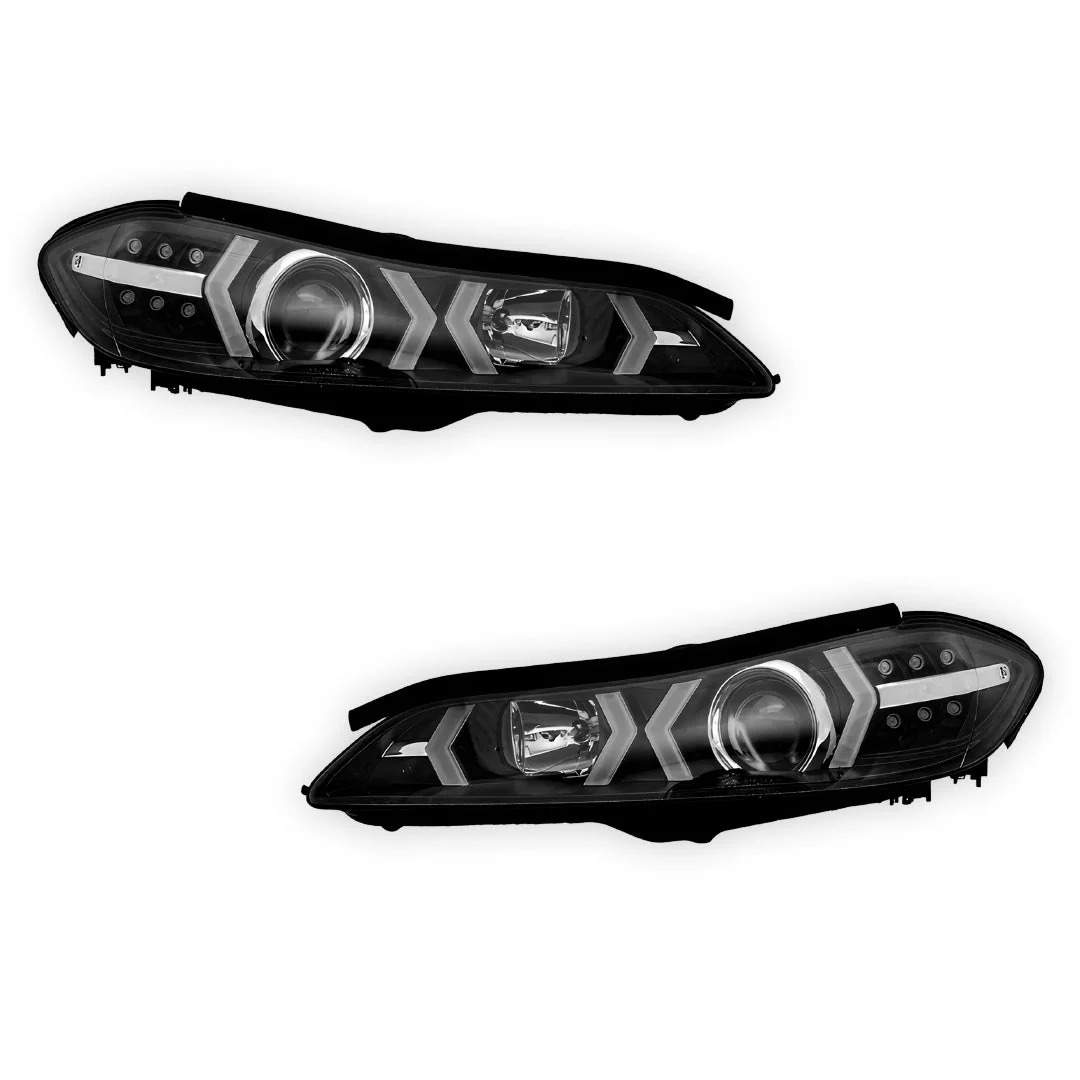 Nissan 200SX S15 (1999 - 2002) LED 3D DRL Bar Projector Headlights LH + RH - Image 6