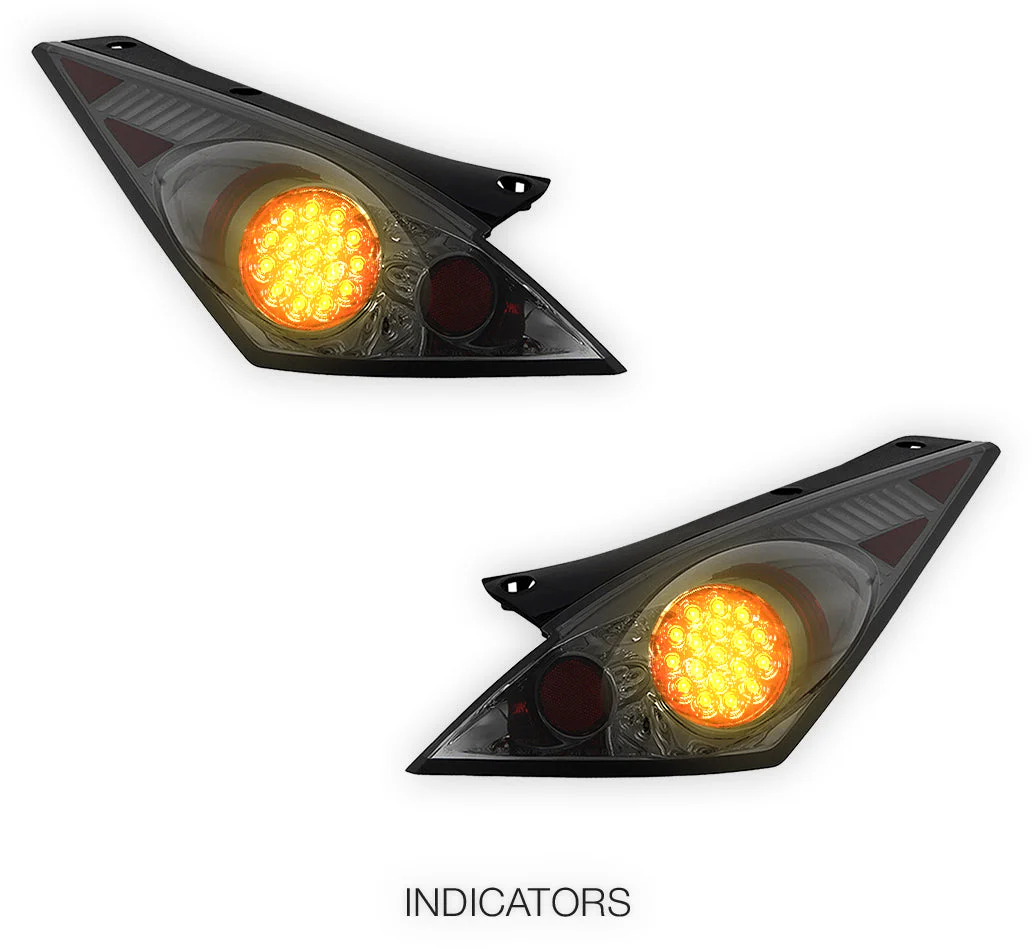 Nissan 350Z Z33 (2003 - 2005) Full Smoked LED Tail Lights LH + RH - Image 3