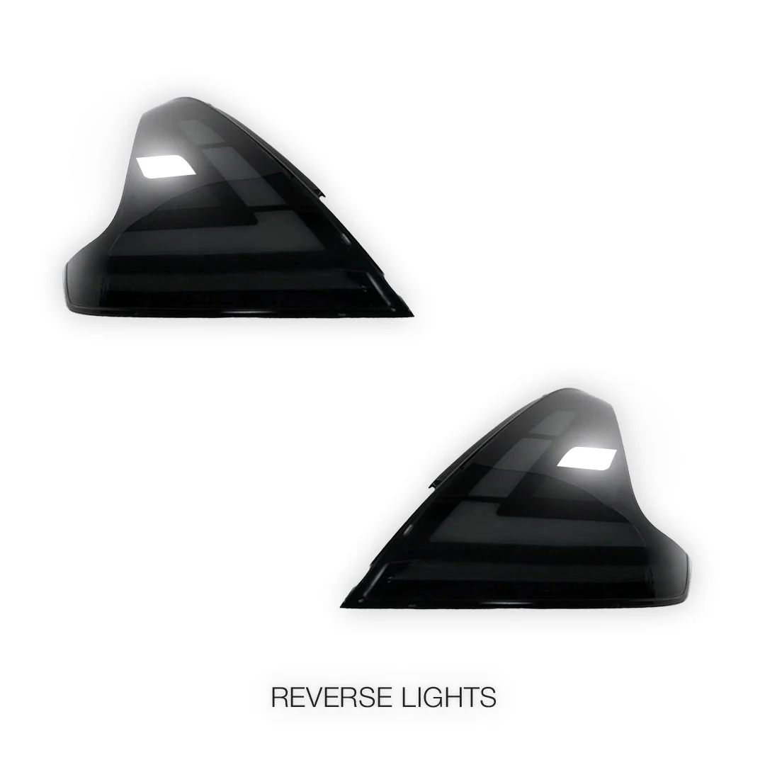 Nissan 370Z Z34 (2008 - 2021) Smoked Sequential Full LED Tail Lights LH + RH - Image 5