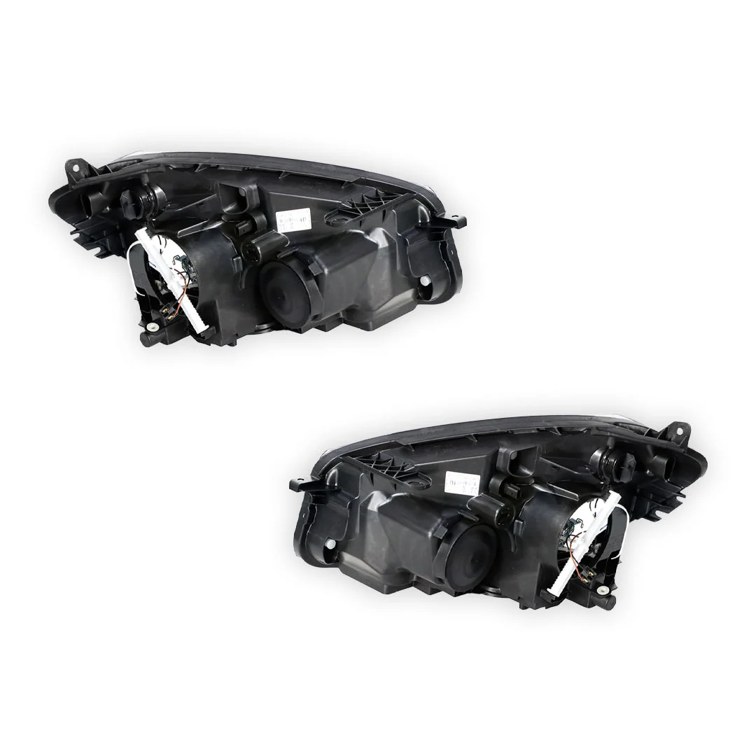 Nissan Dualis J10 (2010 - 2014) Clear / Black Halogen OEM Style Headlights LH + RH - Image 3