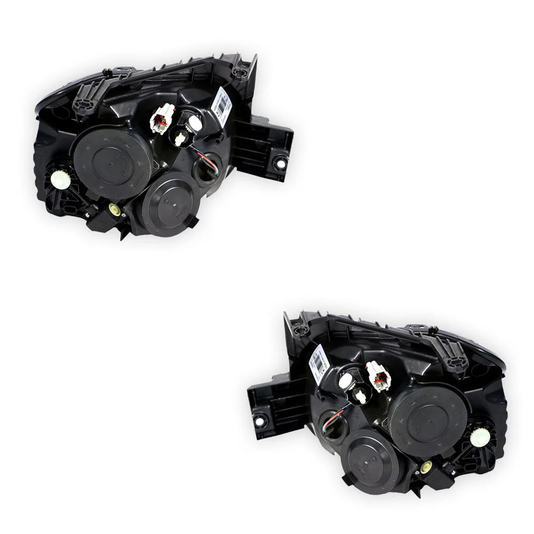 Nissan Juke F15 (2014 - 2020) Genuine Sealed Clear / Chrome Halogen Projector Headlights LH + RH - Image 3