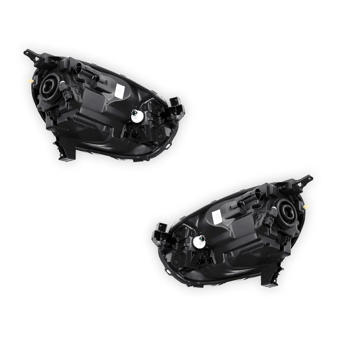 Nissan Micra K13 (2010 - 2015) Genuine Clear / Black Xenon Electric Headlights LH + RH - Image 3