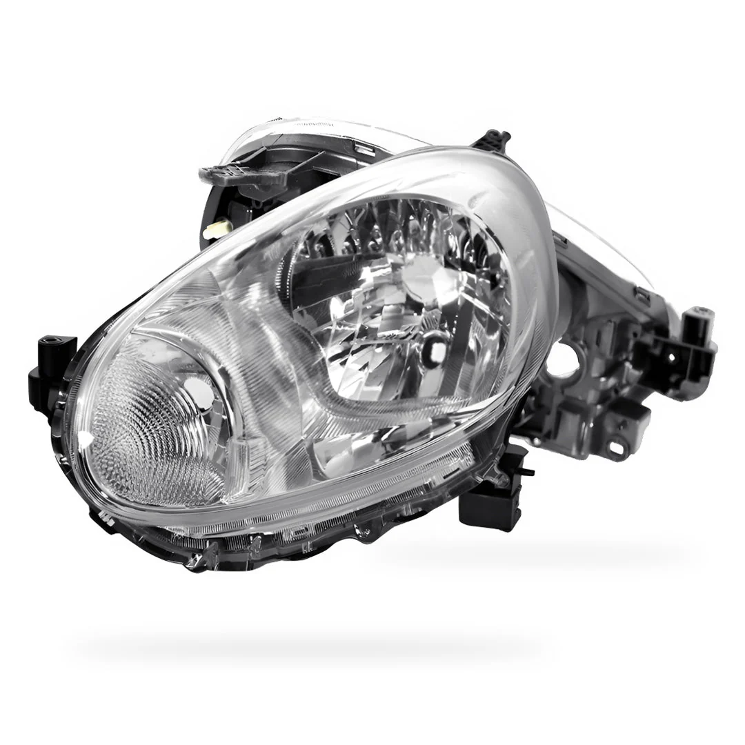 Nissan Micra K13 (2010 - 2015) Genuine Clear / Black Xenon Manual Headlights LH + RH