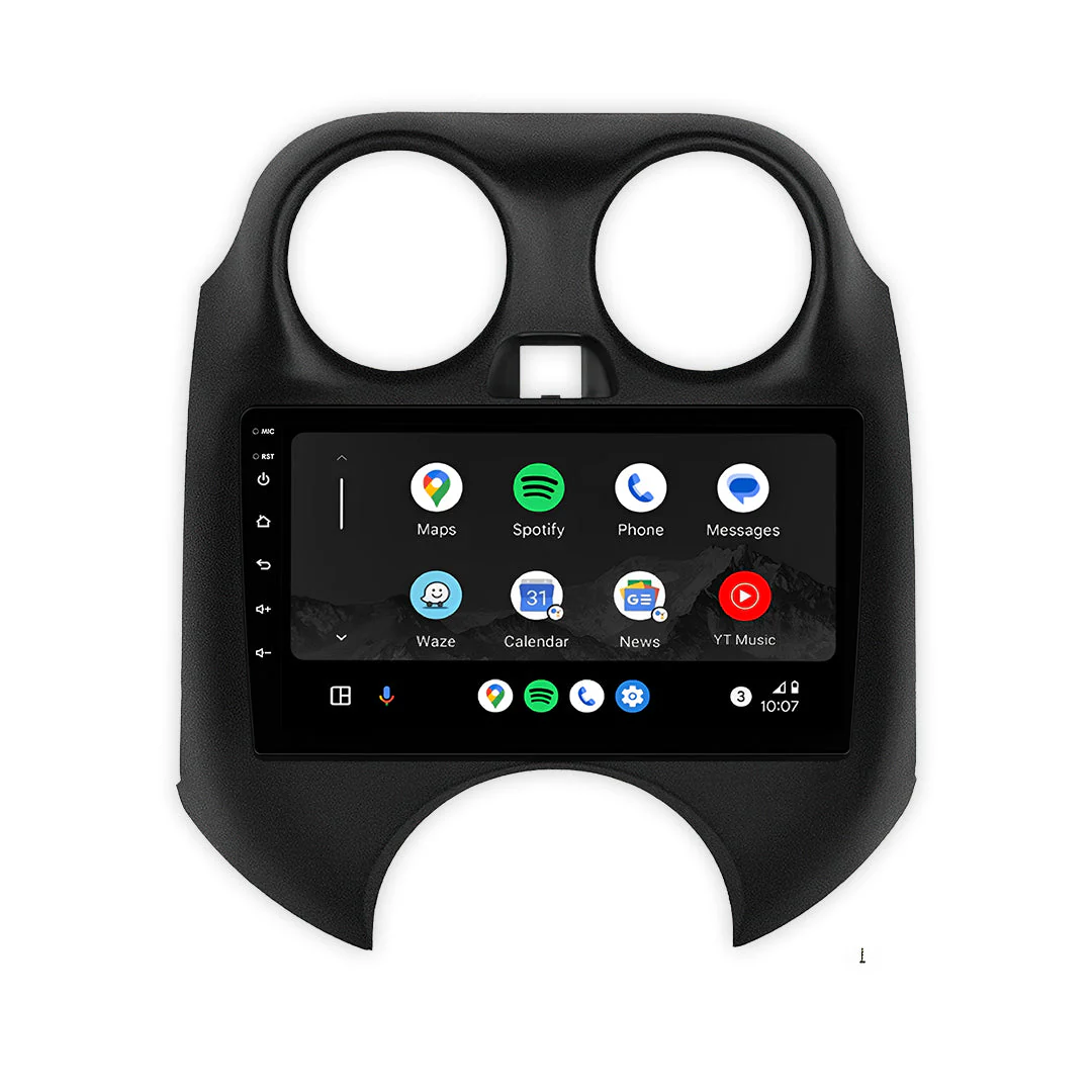 Nissan Micra K13 (2010 - 2017) 9" 13.3" Wireless Android 15 Head Unit for Apple CarPlay / Android Auto - Image 3