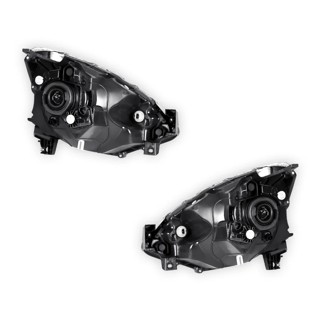 Nissan Micra K13 (2015 - 2016) Genuine Black Halogen Headlights LH + RH - Image 3