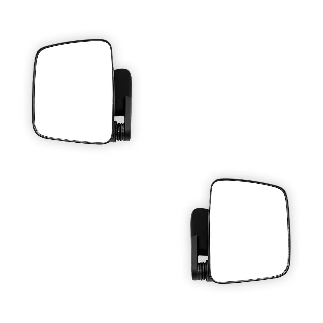 Nissan Navara D21 / D22 (1986 - 2001) Manual Door Mirrors (Black) - Image 2