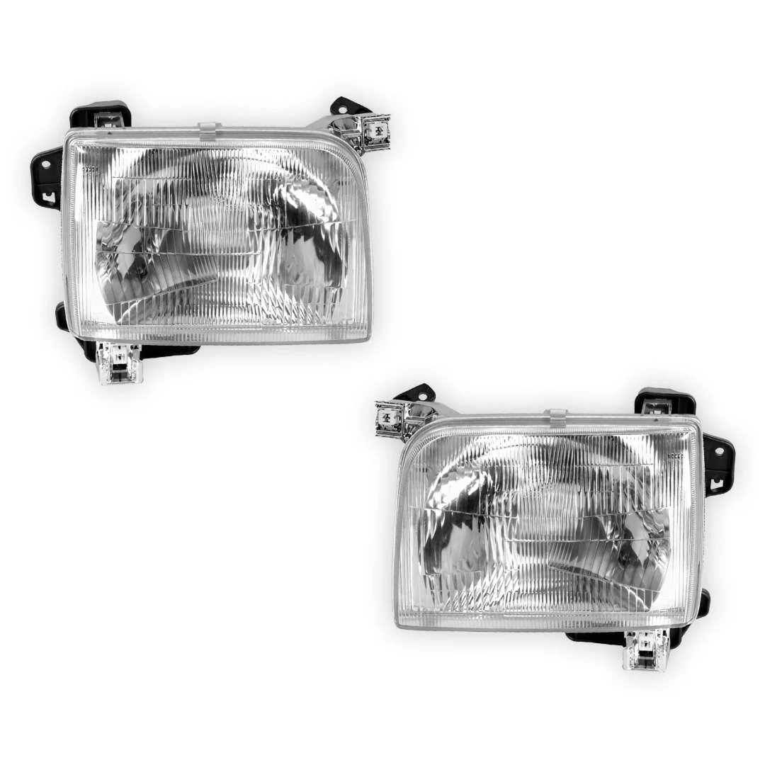 Nissan Navara D22 (1997 - 2000) OEM Style Headlights LH + RH - Image 2