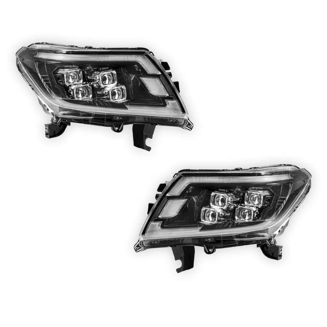 Nissan Navara D23 (2015 - 2020) LED DRL Projector Headlights LH + RH - Image 12
