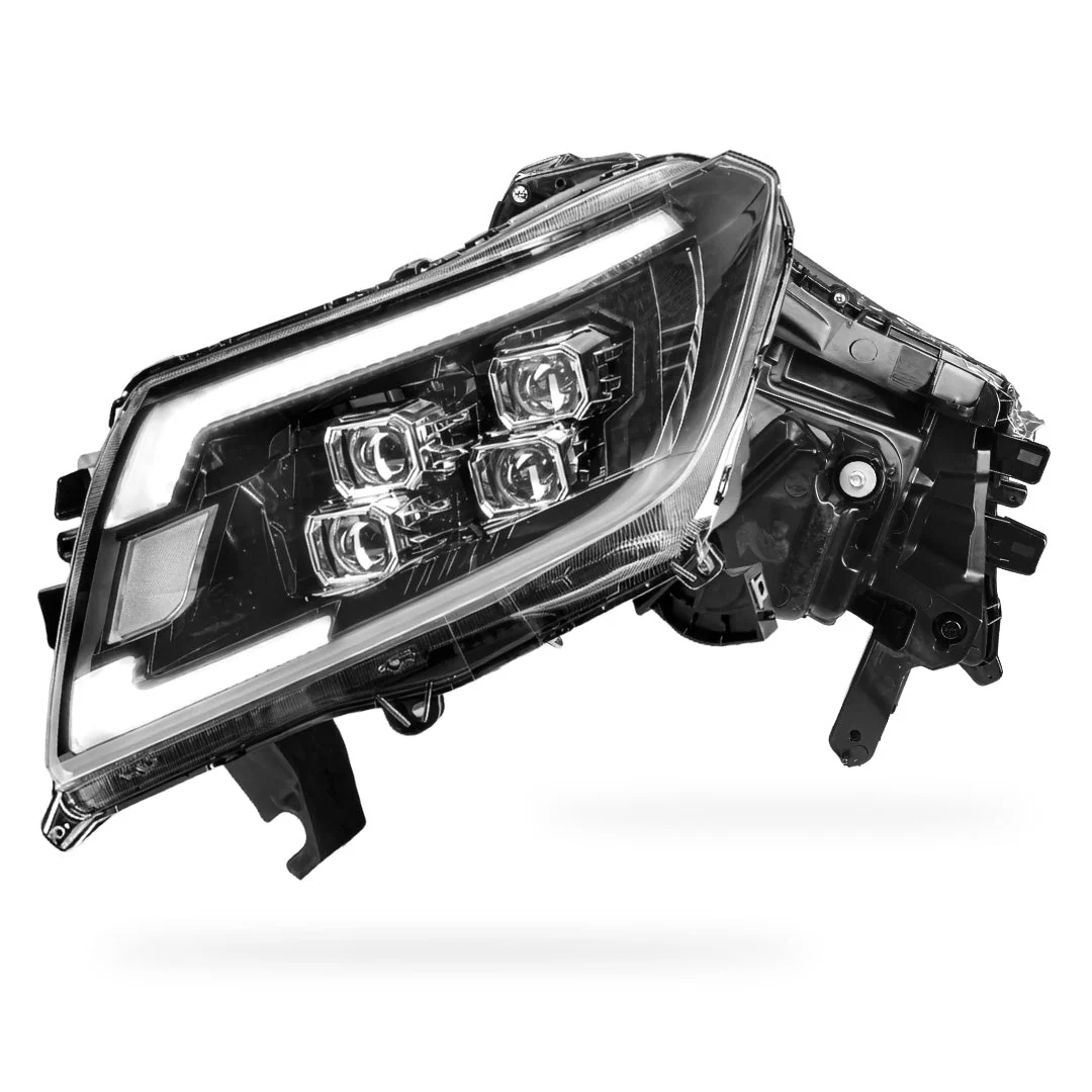 Nissan Navara D23 (2015 - 2020) LED DRL Projector Headlights LH + RH - Image 7