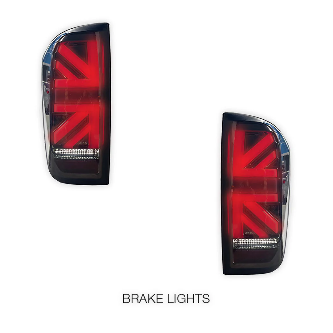 Nissan Navara D23 NP300 (2015 - 2021) Black LED Tail Lights LH + RH - Image 2