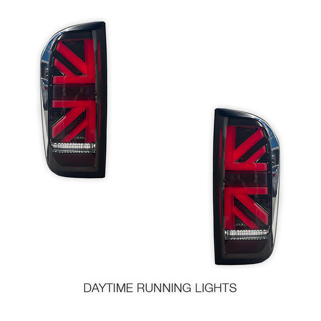 Nissan Navara D23 NP300 (2015 - 2021) Black LED Tail Lights LH + RH - Image 3