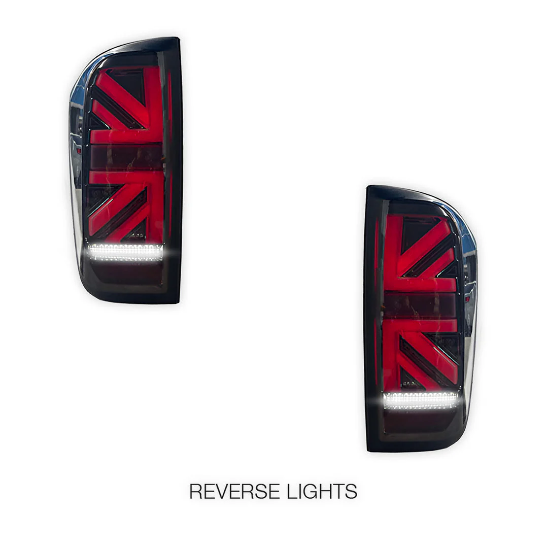 Nissan Navara D23 NP300 (2015 - 2021) Black LED Tail Lights LH + RH - Image 5