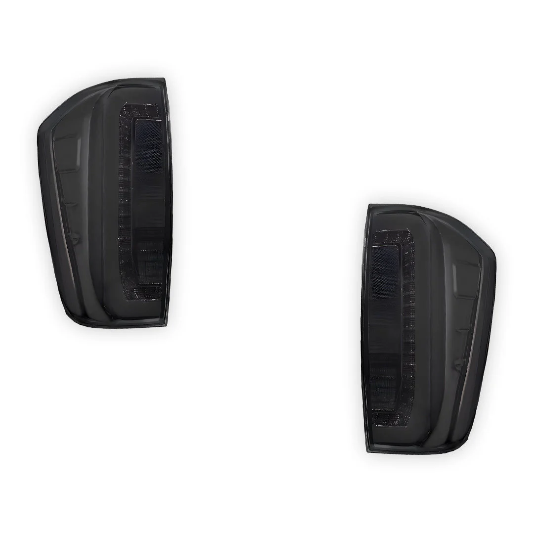 Nissan Navara D23 NP300 (2015 - 2021) Smoked Black Sequential 3D LED Stripe Bar Tail Lights LH + RH - Image 6
