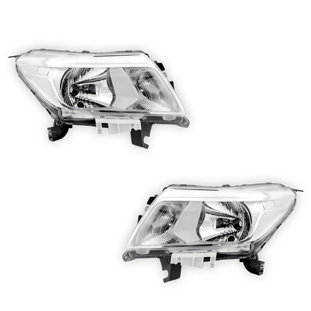 Nissan Navara D23 NP300 (2017 - 2021) OEM Style Non-LED Headlights LH + RH - Image 2