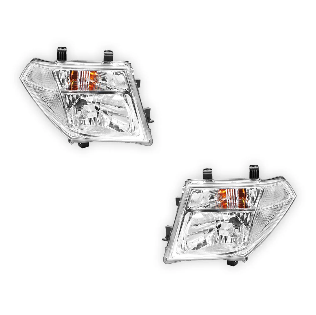 Nissan Navara D40 (2005 - 2010) Headlights LH + RH - Image 2