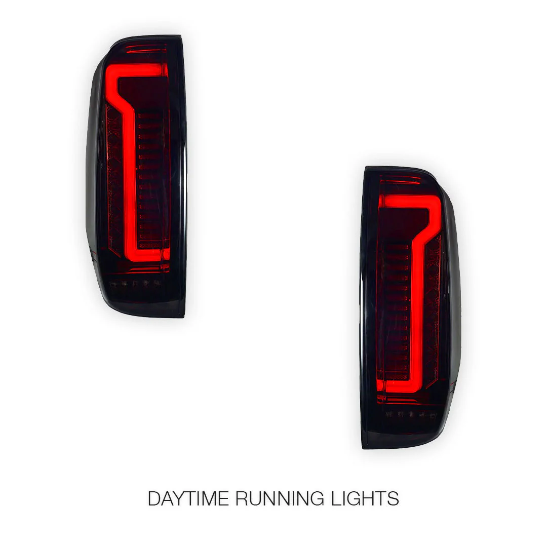 Nissan Navara D40 (2005 - 2016) Smoked Tail Lights LH + RH - Image 2
