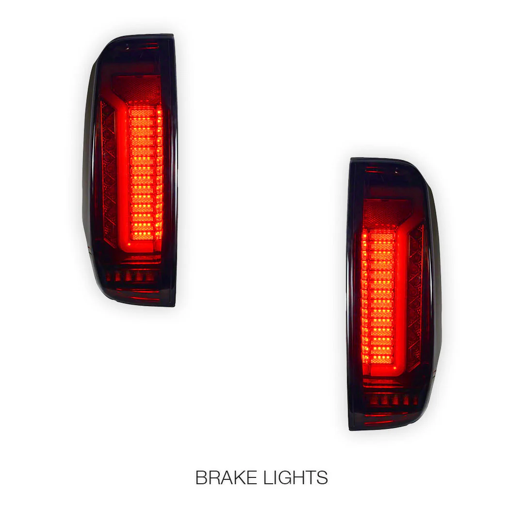 Nissan Navara D40 (2005 - 2016) Smoked Tail Lights LH + RH - Image 4