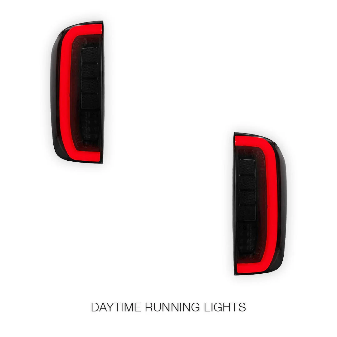 Nissan Navara D23 NP300 (2014 - 2023) Sequential Smoked Tail Lights LH + RH - Image 2