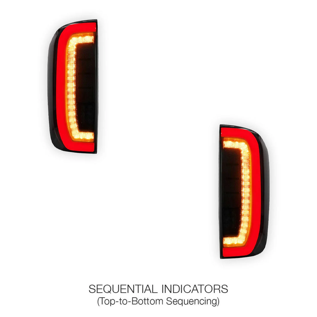 Nissan Navara D23 NP300 (2014 - 2023) Sequential Smoked Tail Lights LH + RH - Image 3