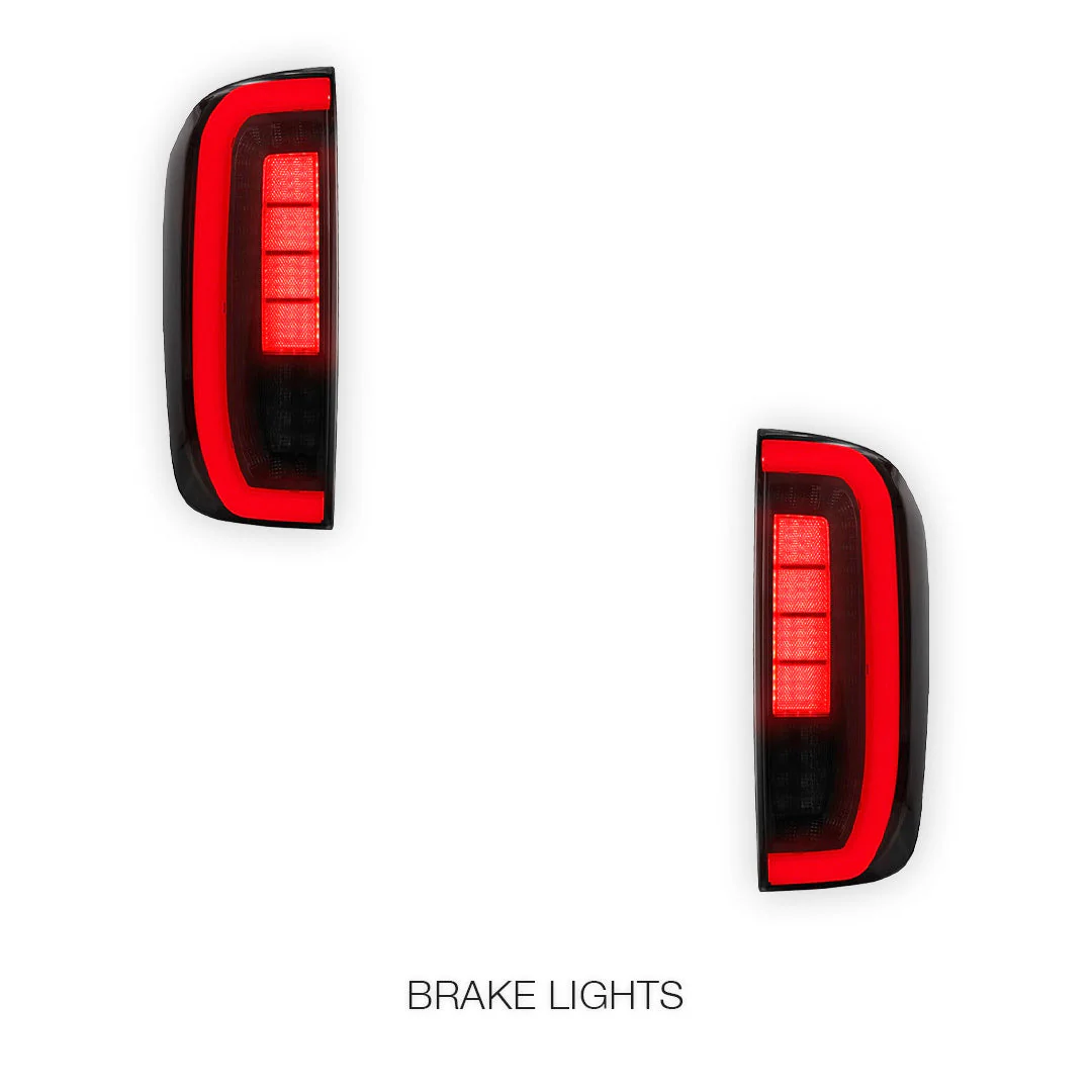 Nissan Navara D23 NP300 (2014 - 2023) Sequential Smoked Tail Lights LH + RH - Image 4