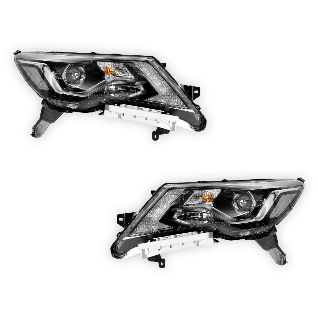 Nissan Pathfinder R52 (2016 - 2022) Genuine Headlights LH + RH - Image 2