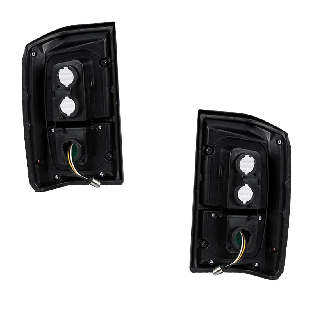 Nissan Patrol GQ (1988 - 1997) Clear and Red LED OEM Style Tail Lights LH + RH - Image 3
