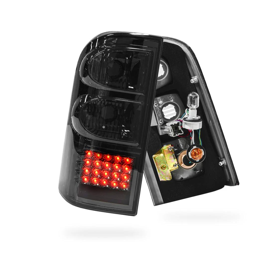 Nissan Patrol GU (1997 - 2004) Full Smoked LED Tail Lights LH + RH