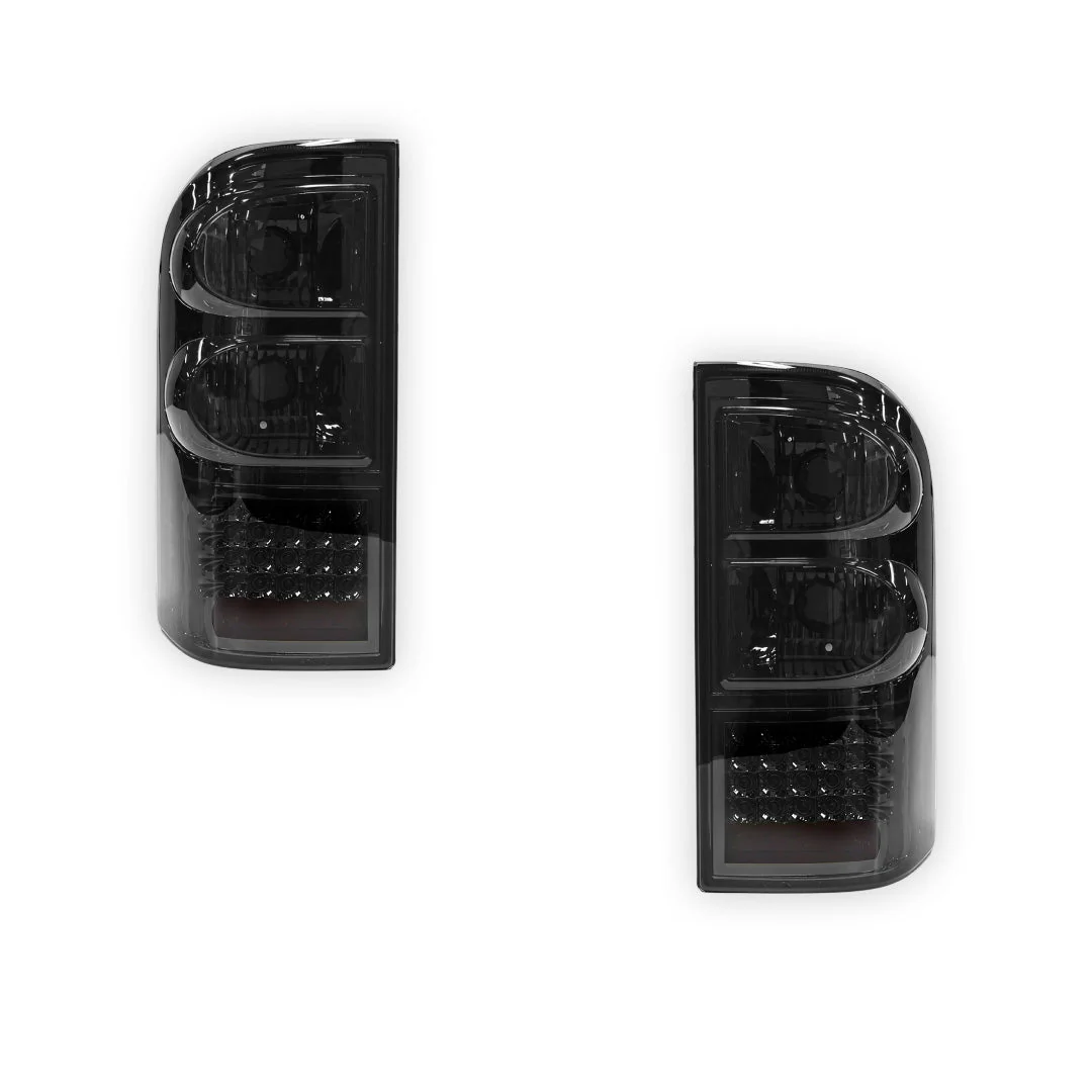 Nissan Patrol GU (1997 - 2004) Full Smoked LED Tail Lights LH + RH - Image 6